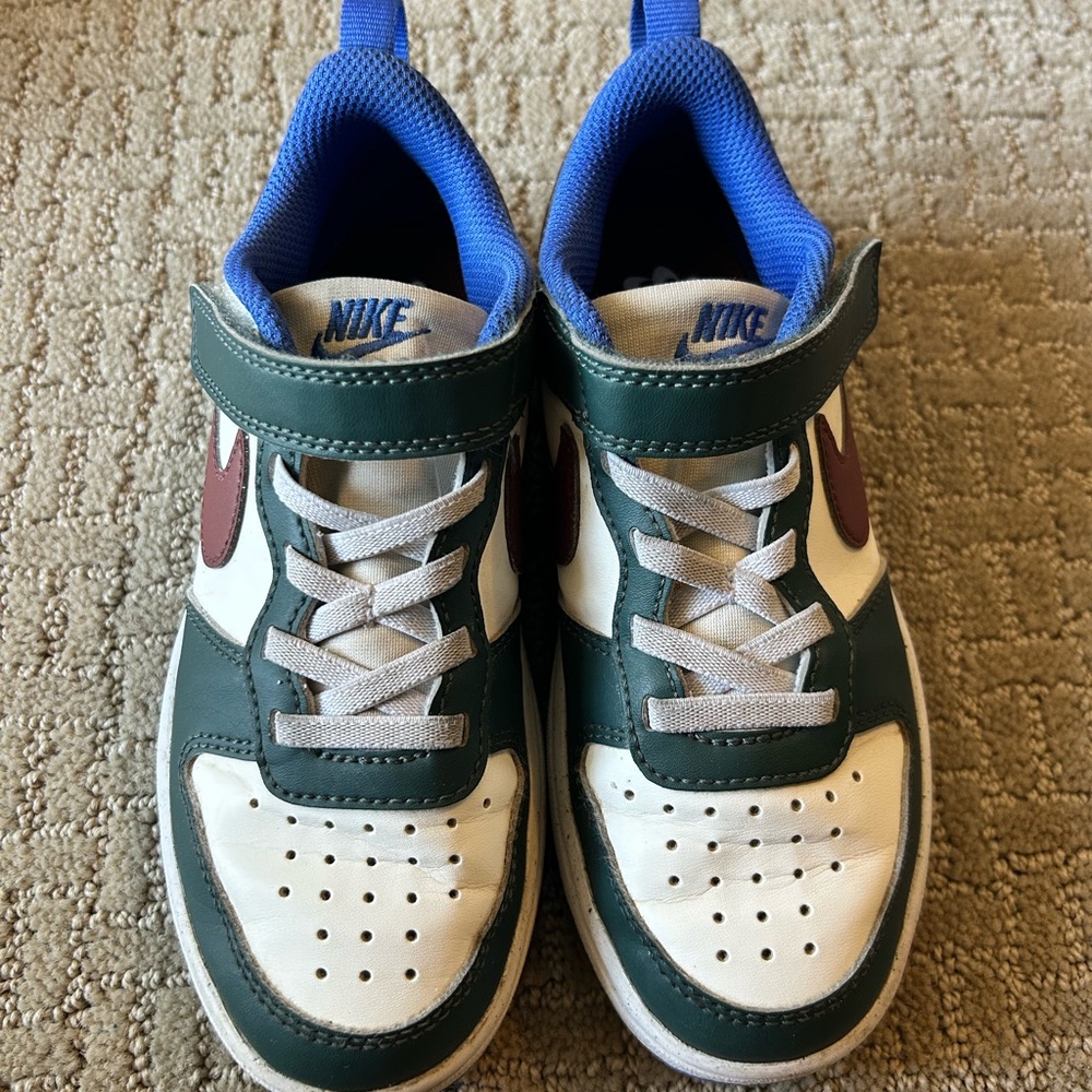 Nike Kids' Green and Blue Sneakers